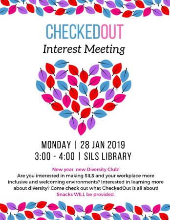 CheckedOut interest meeting poster