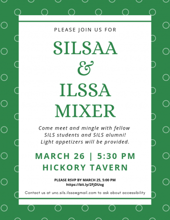 SILSAA and ILSSA Mixer poster